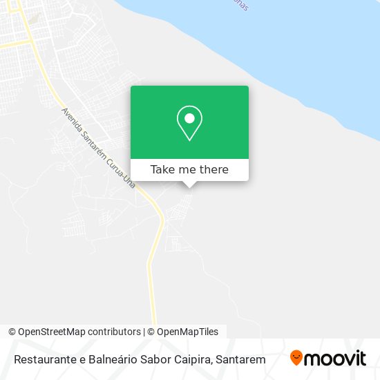 Mapa Restaurante e Balneário Sabor Caipira