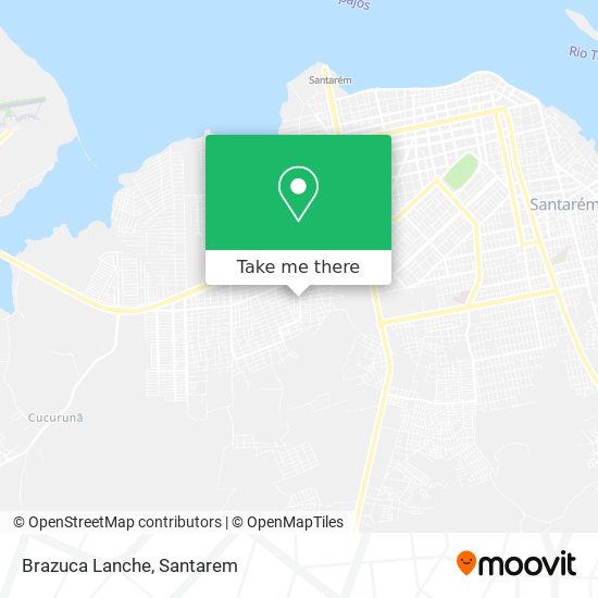 Brazuca Lanche map