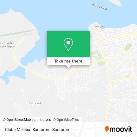 Clube Melissa Santarém map