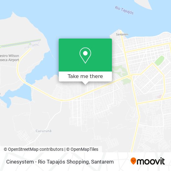 Cinesystem - Rio Tapajós Shopping map