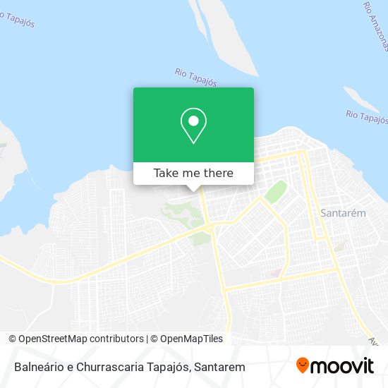 Balneário e Churrascaria Tapajós map