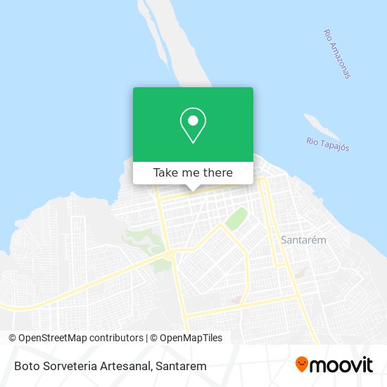 Boto Sorveteria Artesanal map