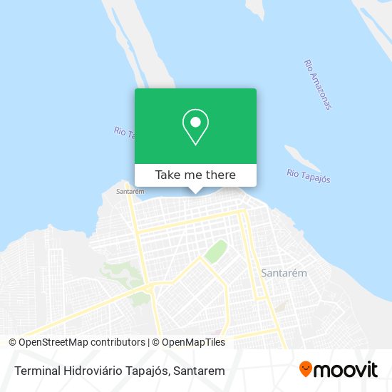 Mapa Terminal Hidroviário Tapajós