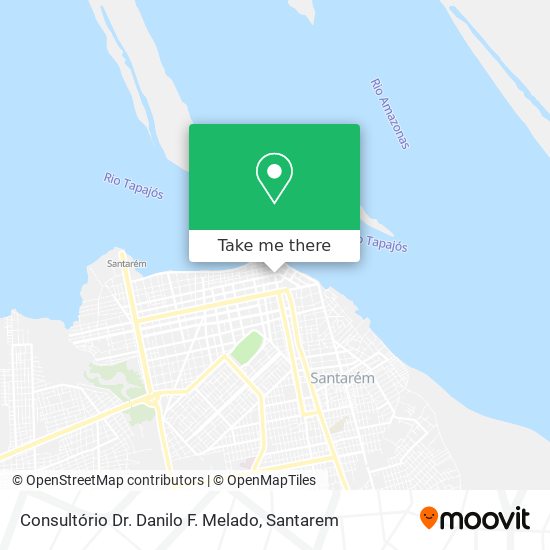 Consultório Dr. Danilo F. Melado map