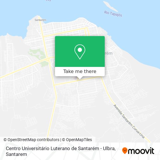 Centro Universitário Luterano de Santarém - Ulbra map