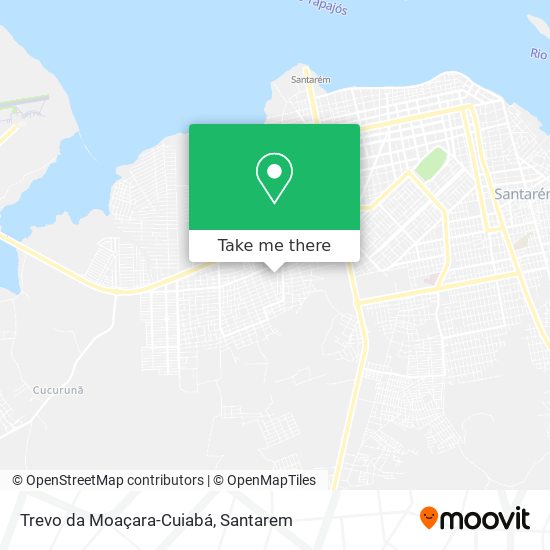 Trevo da Moaçara-Cuiabá map