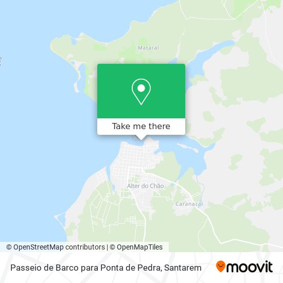 Passeio de Barco para Ponta de Pedra map