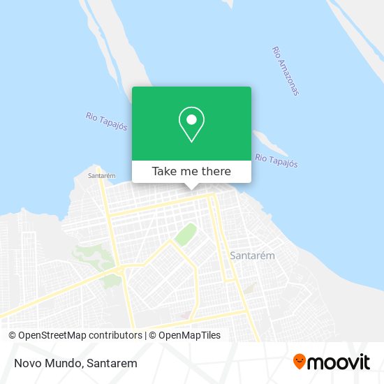 Novo Mundo map