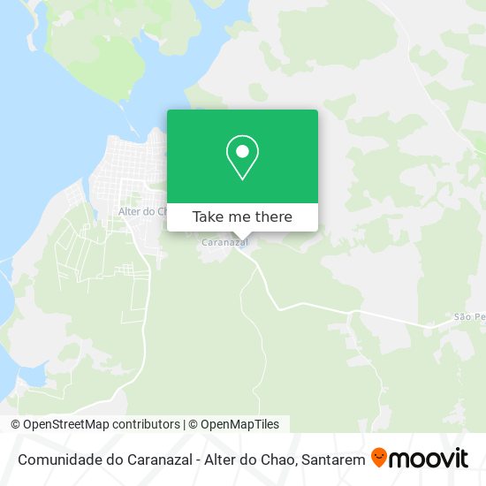 Comunidade do Caranazal - Alter do Chao map