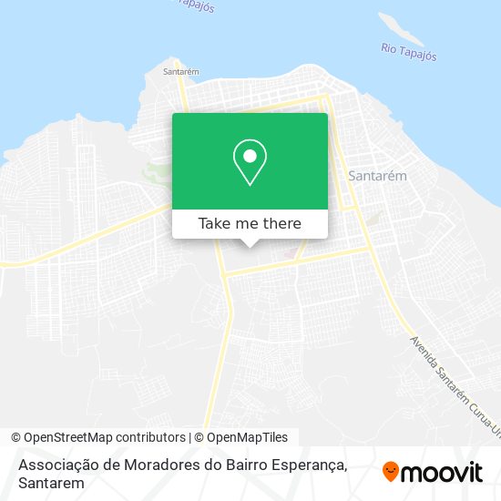 Associação de Moradores do Bairro Esperança map