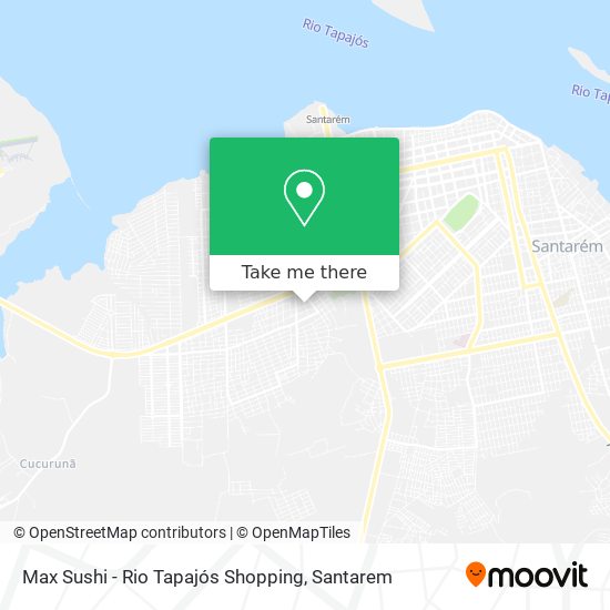 Max Sushi - Rio Tapajós Shopping map
