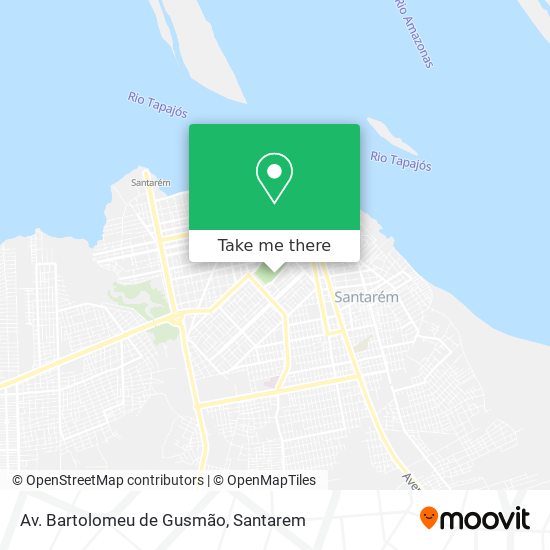 Mapa Av. Bartolomeu de Gusmão