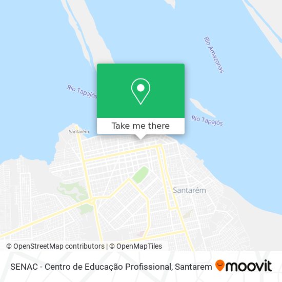 SENAC - Centro de Educação Profissional map