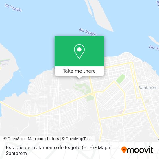 Estação de Tratamento de Esgoto (ETE) - Mapiri map