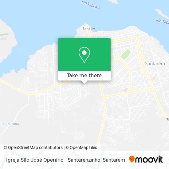 Igreja São José Operário - Santarenzinho map