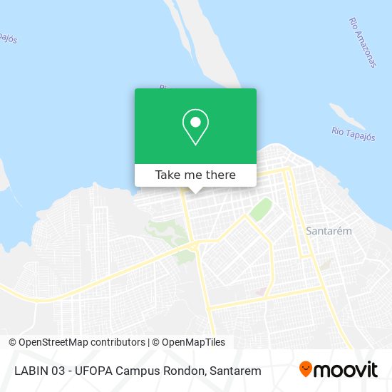 LABIN 03 - UFOPA Campus Rondon map