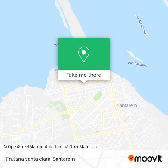Frutaria santa clara map