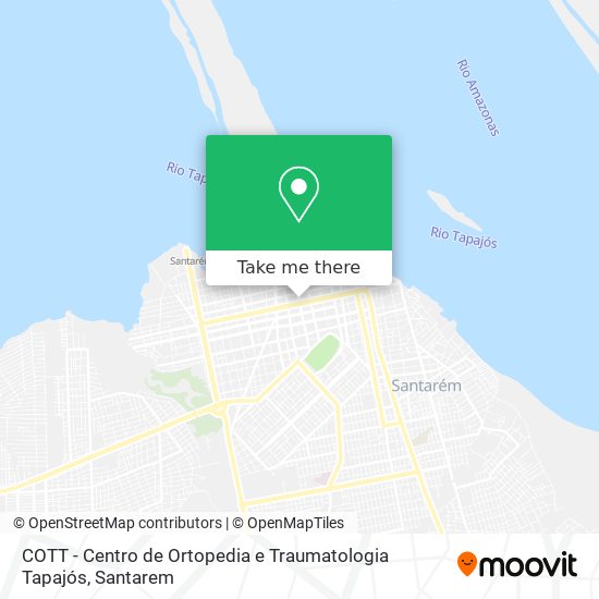 COTT - Centro de Ortopedia e Traumatologia Tapajós map