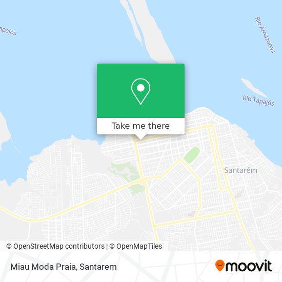 Miau Moda Praia map