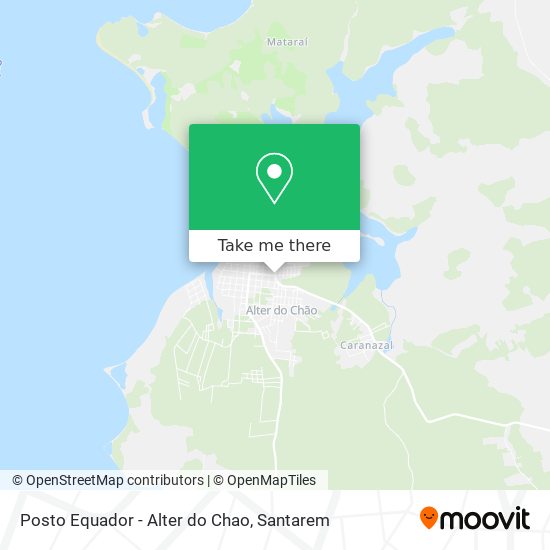 Posto Equador - Alter do Chao map