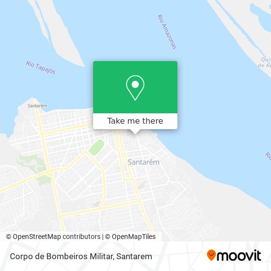 Corpo de Bombeiros Militar map