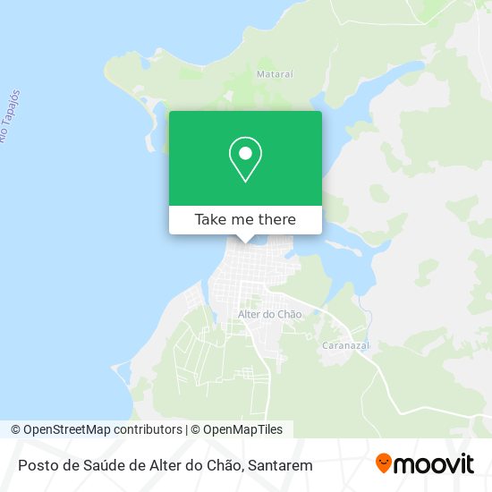 Posto de Saúde de Alter do Chão map