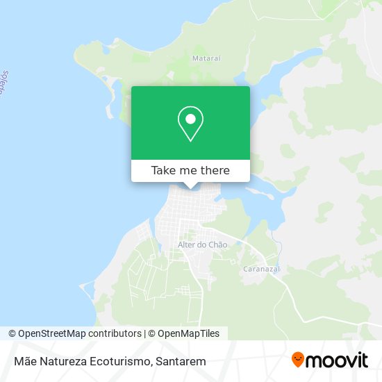 Mãe Natureza Ecoturismo map