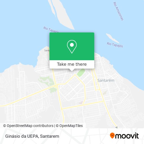 Ginásio da UEPA map