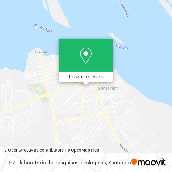 LPZ - laboratório de pesquisas zoológicas map