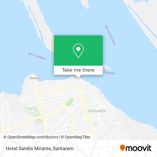 Hotel Sandis Mirante map