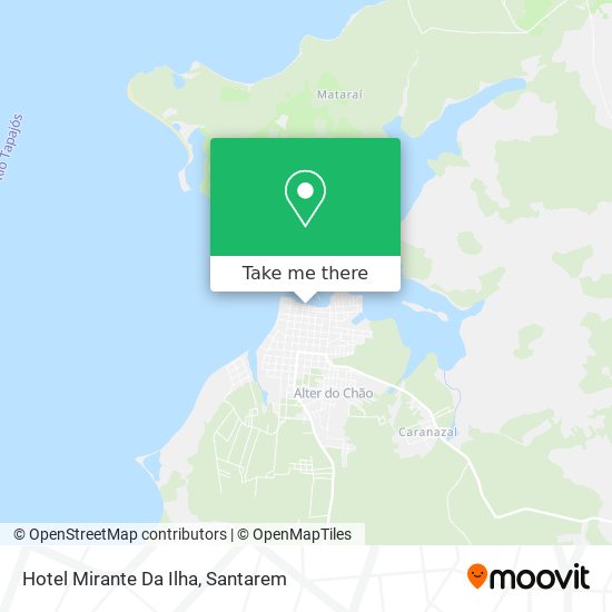 Hotel Mirante Da Ilha map