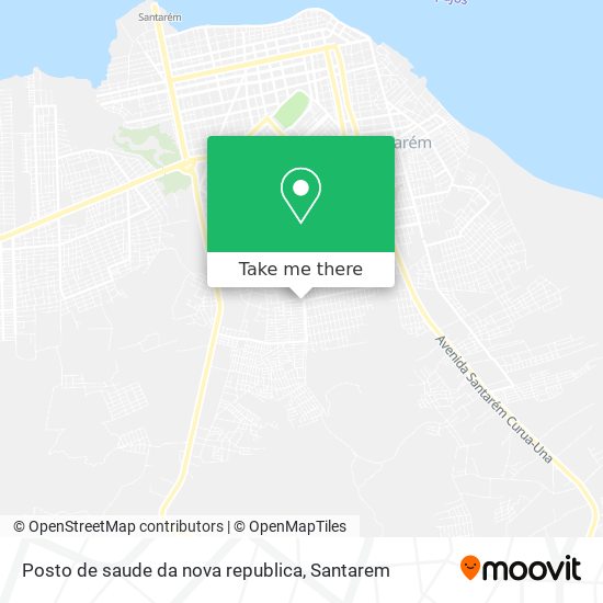 Posto de saude da nova republica map