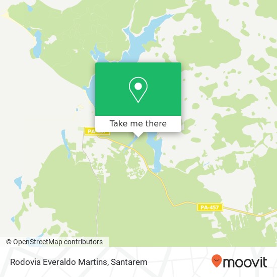 Mapa Rodovia Everaldo Martins