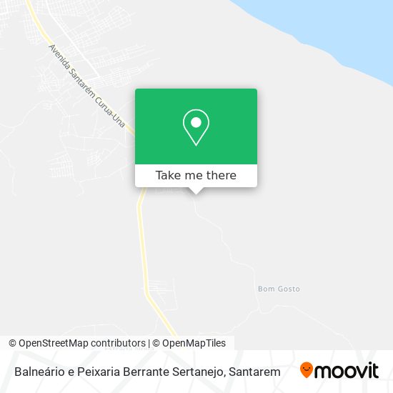 Mapa Balneário e Peixaria Berrante Sertanejo