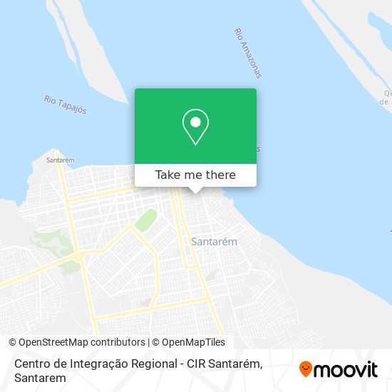 Centro de Integração Regional - CIR Santarém map