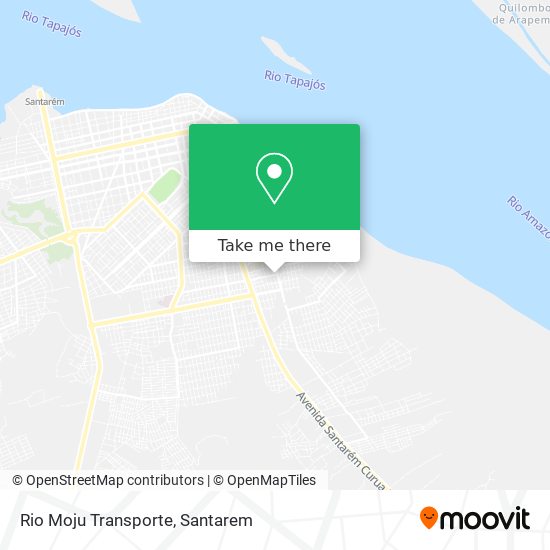 Mapa Rio Moju Transporte