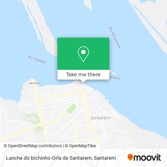 Lanche do bichinho-Orla de Santarem map
