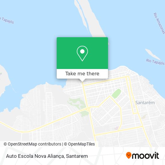 Auto Escola Nova Aliança map