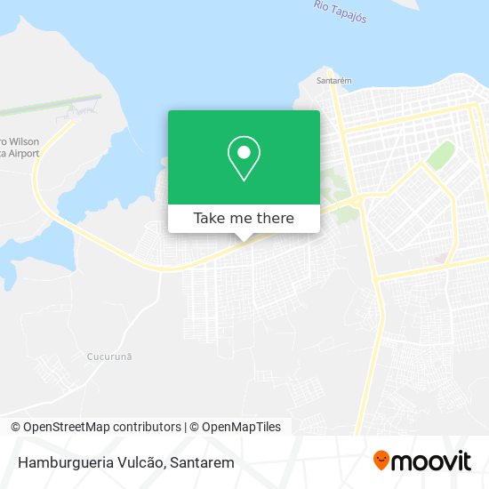 Hamburgueria Vulcão map