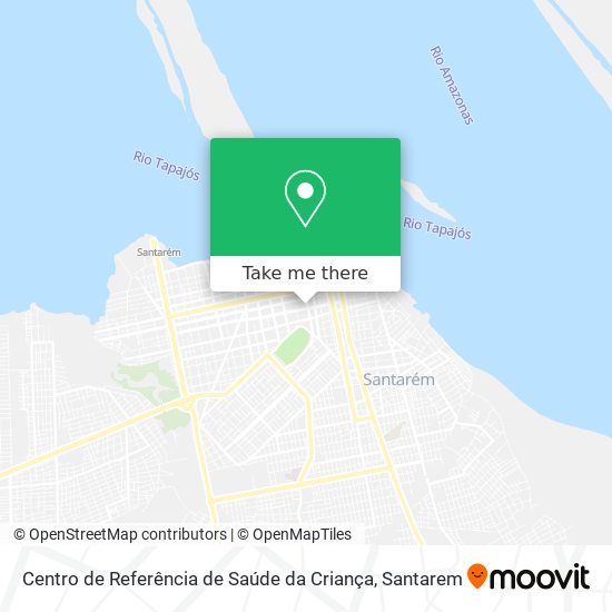 Centro de Referência de Saúde da Criança map