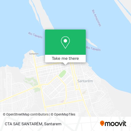 CTA SAE SANTARÉM map