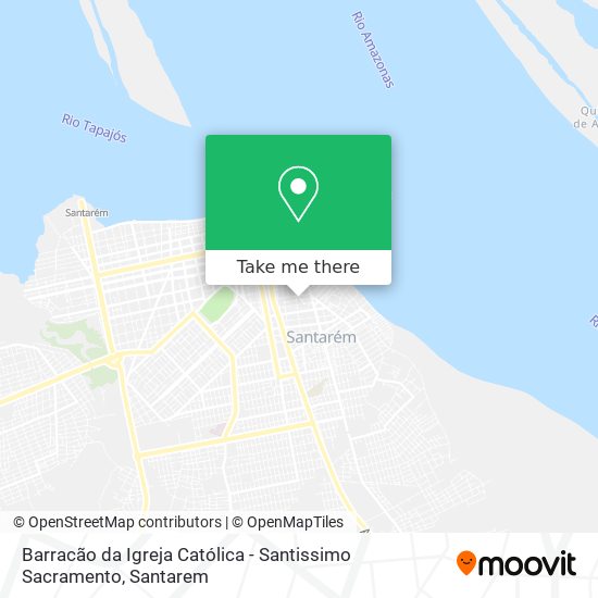 Barracão da Igreja Católica - Santissimo Sacramento map