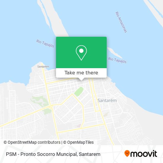 PSM - Pronto Socorro Muncipal map