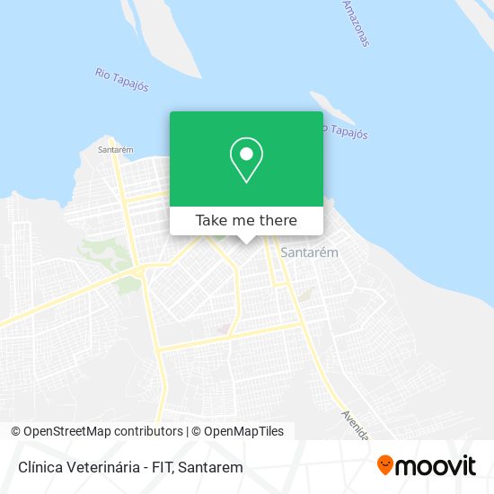 Clínica Veterinária - FIT map