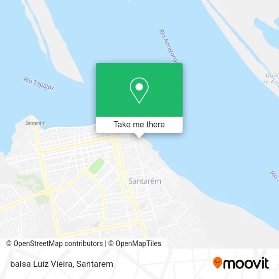 balsa Luiz Vieira map