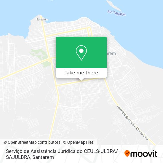 Serviço de Assistência Jurídica do CEULS-ULBRA/ SAJULBRA map