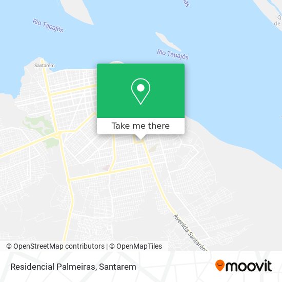 Residencial Palmeiras map