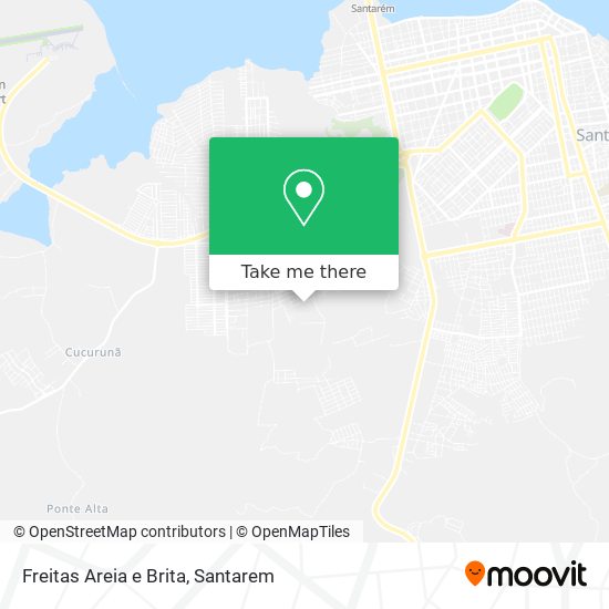 Freitas Areia e Brita map