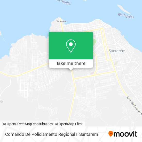 Comando De Policiamento Regional I map