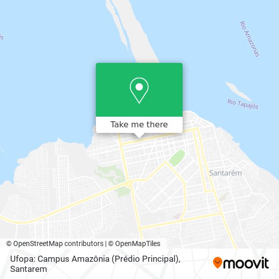Ufopa: Campus Amazônia (Prédio Principal) map